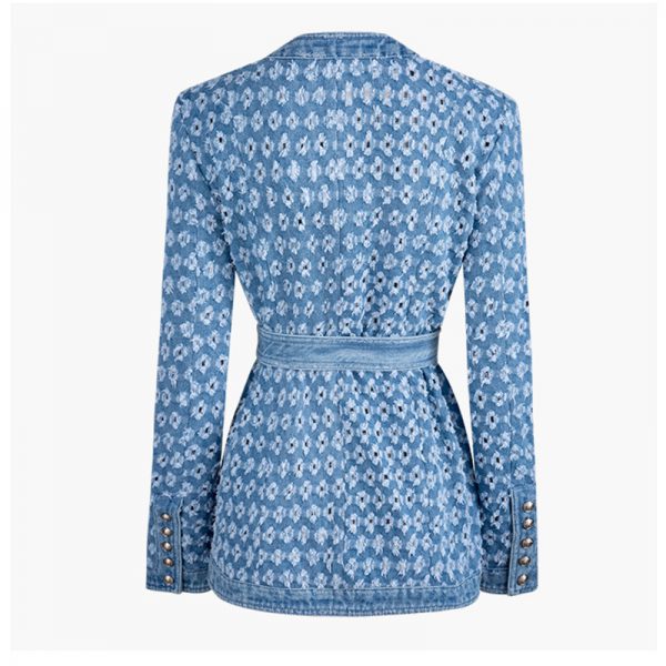 Ksenia Blue Denim Jacket - Image 4
