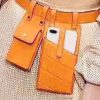 Brown 2 waist bag