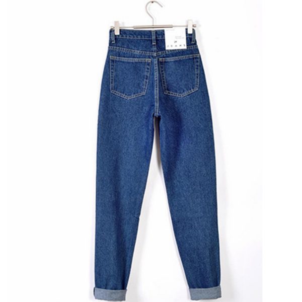 Mona High Waist Boyfriend Jeans - Caviar and Jeans