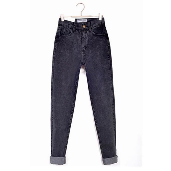 Mona High Waist Boyfriend Jeans - Image 3
