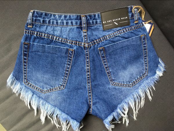 Oana High Waist Short Jeans - Image 4